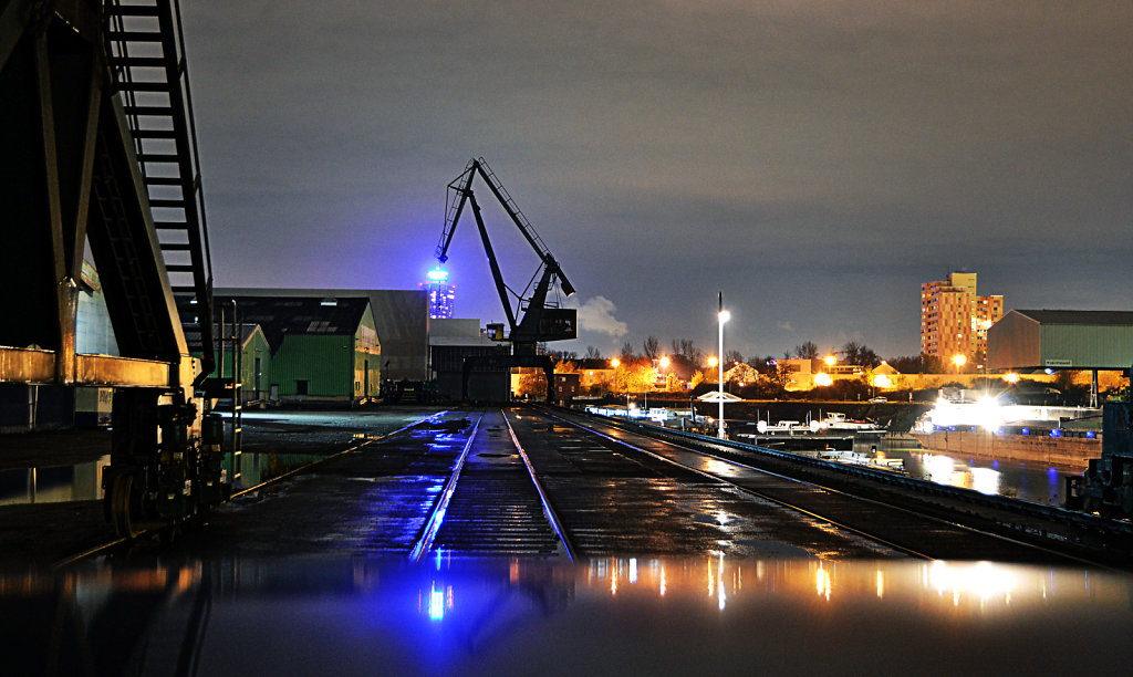 Harbour at night